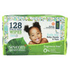 Seventh Generation Baby Wipes - Free and Clear Refill - 128 ct - Case of 6