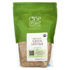 One Degree Organic Foods Organic Green Lentils - Case of 6 - 16 oz.