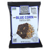 Food Should Taste Good Blue Corn Tortilla Chips - Blue Corn - Case of 24 - 1.5 oz.