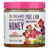 Madhava Honey Sweeteners Organic Whipped Honey - Case of 6 - 10.5 oz.