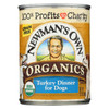 Newman's Own Organics Turkey Grain Free Dinner - Organic - Case of 12 - 12.7 oz. Newman's Own Organics Turkey Grain Free Dinner - Organic - Case of 12 - 12.7 oz.