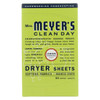 Mrs. Meyer's Clean Day - Dryer Sheets - Lemon Verbena - 80 Sheets