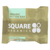 Squarebar Organic Protein Bar - Chocolate Coated Almond Spice - 1.7 oz - Case of 12