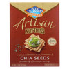 Blue Diamond - Artesion Nut Thins - Chia Seed - Case of 12 - 4.25 oz.