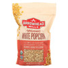 Arrowhead Mills Organic Popcorn - White - Case of 6 - 24 oz.