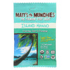 Matt's Munchies Organic Island Mango Fruit Snack - Case of 12 - 1 oz.