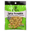 Eden Foods Organic Pumpkin Seeds - Dry Roasted - Spicy - 1 oz - Case of 12