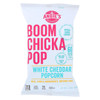 Angie's Kettle Corn Boom Chicka Pop White Cheddar Popcorn - Case of 12 - 4.5 oz. Angie's Kettle Corn Boom Chicka Pop White Cheddar Popcorn - Case of 12 - 4.5 oz.