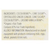Theo Chocolate Organic Chocolate Bar - Classic - Dark Chocolate - 70 Percent Cacao - Ginger - 3 oz Bars - Case of 12 Theo Chocolate Organic Chocolate Bar - Classic - Dark Chocolate - 70 Percent Cacao - Ginger - 3 oz Bars - Case of 12