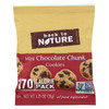 Back To Nature Mini Chocolate Chunk Cookies - Case of 100 - 1.25 oz.