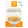One Degree Organic Foods Sprouted Cereal Khorasan O's - Honey - Case of 6 - 8 oz.