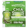 Mamma Chia Squeeze Vitality Snack - Green Magic - Case of 6 - 3.5 oz. Mamma Chia Squeeze Vitality Snack - Green Magic - Case of 6 - 3.5 oz.