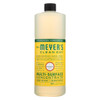 Mrs. Meyer's Clean Day - Multi Surface Concentrate - Honeysuckle - 32 fl oz - Case of 6 Mrs. Meyer's Clean Day - Multi Surface Concentrate - Honeysuckle - 32 fl oz - Case of 6
