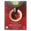 Rishi Organic Tea - English Breakfast - Case of 6 - 15 Bags