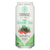 Steaz Zero Calorie Green Tea - Blackberry - Case of 12 - 16 Fl oz. Steaz Zero Calorie Green Tea - Blackberry - Case of 12 - 16 Fl oz.