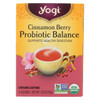 Yogi Tea - Organic - Cinnamon Berry Probiotic Balance - 16 bags - case of 6