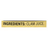 Reese Clam Juice Bottle - Case of 6 - 8 Fl oz.