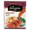 Imagine Foods Organic Gravy - Savory Beef - Case of 12 - 13.5 fl oz