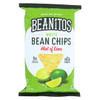 Beanitos Bean Chips - White Bean - Navy Bean with Sea Salt - Hint of Lime - 6 oz - case of 6
