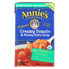 Annie's Homegrown Organic Creamy Tomato and Bunny Pasta Soup - Case of 8 - 17 oz. Annie's Homegrown Organic Creamy Tomato and Bunny Pasta Soup - Case of 8 - 17 oz.