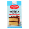 Miss Jones Baking Cake Mix - Vanilla - Case of 6 - 15.87 oz.