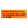 Tea's Organic Black Tea - Lightly Sweet Peach Ginger - Case of 12 - 16.9 Fl oz. Tea's Organic Black Tea - Lightly Sweet Peach Ginger - Case of 12 - 16.9 Fl oz.