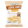 Simply 7 Lentil Chips - White Cheddar - Case of 12 - 4 oz.