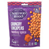 Saffron Road Crunchy Chickpeas - Bombay Spices - Case of 12 - 6 oz.