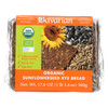 Genuine Bavarian Organic Bread - Sunflower seed Rey - Case of 6 - 17.6 oz.