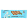Go Raw - Organic Sprouted Bar - Pumpkin Seed  - Case of 10 - 0.493 oz.
