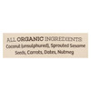 Go Raw - Organic Sprouted Cookies - Carrot Cake - Case of 12 - 3 oz.