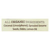 Go Raw - Organic Sprouted Cookies - Lemon - Case of 12 - 3 oz.