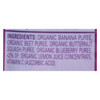 Happy Tot Toodler Food - Organic - Love My Veggies - Banana Beet Squash and Blueberry - 4.22 oz - case of 16 Happy Tot Toodler Food - Organic - Love My Veggies - Banana Beet Squash and Blueberry - 4.22 oz - case of 16