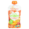 Happy Tot Toodler Food - Organic - Love My Veggies - Carrot Banana Mango and Sweet Potato - 4.22 oz - case of 16