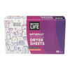 Better Life Dryer Sheets - Lavender & Grapefruit - Case of 6 - 80 count Better Life Dryer Sheets - Lavender & Grapefruit - Case of 6 - 80 count