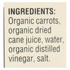 Woodstock Organic Baby Carrots - Pickled - Case of 6 - 16 oz.
