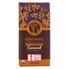 Equal Exchange Organic Milk Chocolate Bar - Caramel Crunch with Sea Salt - Case of 12 - 2.8 oz.