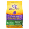 Wellness Pet Products Dog Food - Grain Free - Lamb Recipe - Case of 6 - 4 lb.