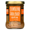 Tonnino Tuna Fillets - Garlic Olive Oil - Case of 6 - 6.7 oz.