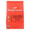 Wedderspoon Drops - Organic - Manuka - 15+ - Ginger - 4 oz Wedderspoon Drops - Organic - Manuka - 15+ - Ginger - 4 oz