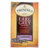 Twinings Tea Black Tea - Earl Grey Lavender - Case of 6 - 20 Count
