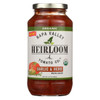 Napa Valley Heirloom Tomato Organic Pasta Sauce - Garlic and Herb - Case of 6 - 24 oz. Napa Valley Heirloom Tomato Organic Pasta Sauce - Garlic and Herb - Case of 6 - 24 oz.