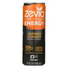 Zevia Zero Calorie Energy Drink - Mango/Ginger - Case of 12 - 12 fl oz