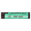 Savannah Bee Lip Balm - Mint Julep - Case of 36 - .15 oz