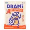 Brami Lupini Snack - Hot Pepper - Case of 8 - 5.3 oz.