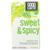 Good Earth Green Tea - Sweet & Spicy - Case of 6 - 18 count