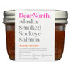 Dearnorth Smoked Salmon - Alaska - Savory Fireweed - Case of 6 - 6.5 oz