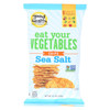 Snikiddy Snacks Eat Your Vegetables Tasty Veggie Chips - Sea Salt - Case of 12 - 4.5 oz.