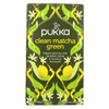 Pukka Herbs Green Tea - Green Clean Matcha - Case of 6 - 20 Bags