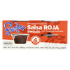 Frontera Foods Salsa - Medium Salsa Roja - Case of 6 - 4/2.5 oz. Frontera Foods Salsa - Medium Salsa Roja - Case of 6 - 4/2.5 oz.